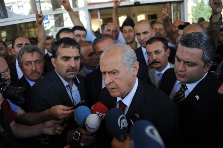 Turkey's Bahceli urges end to CHP-HDP 'collaboration'