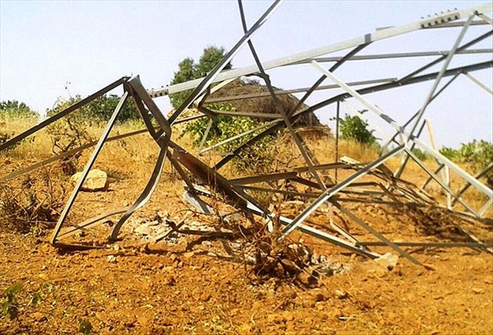 Trafo ve yüksek gerilim hattına saldırı