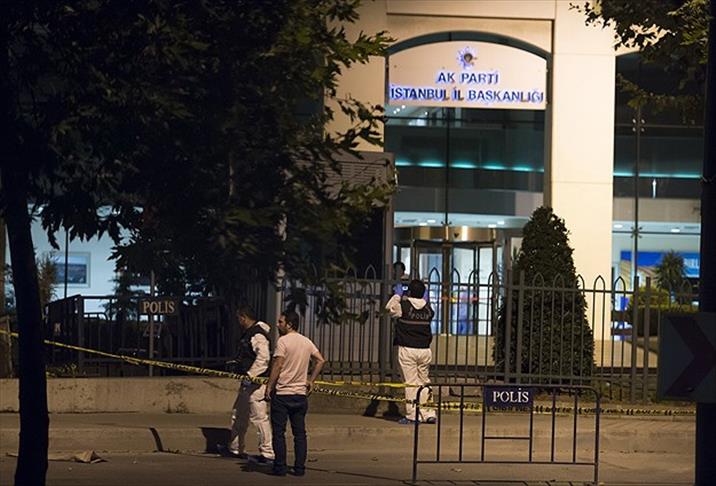 Armed attack on AK Party office in Istanbul
