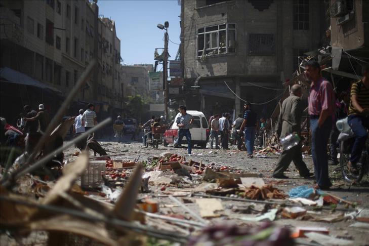 Syria regime airstrikes kill 60 in Damascus suburb