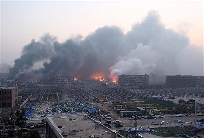 China: New fires break out near warehouse blast site
