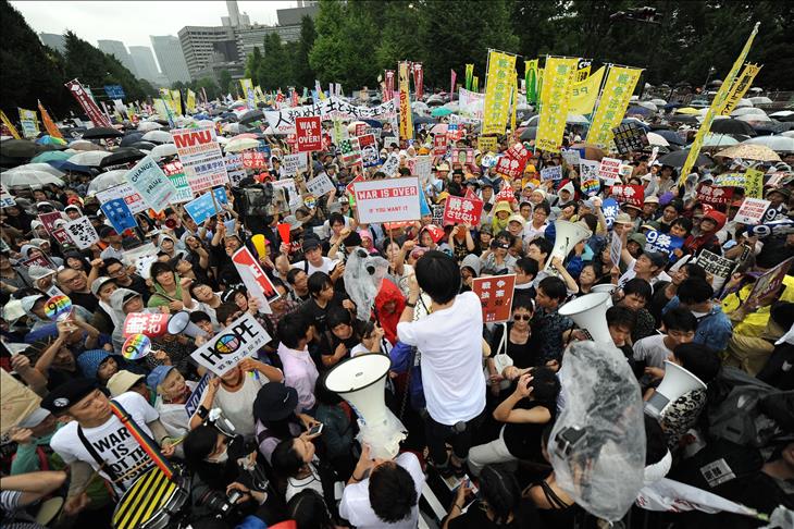 Japan: Over 120K people protest security bills