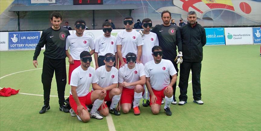 Turkey's blind footballers congratulated on Euro win