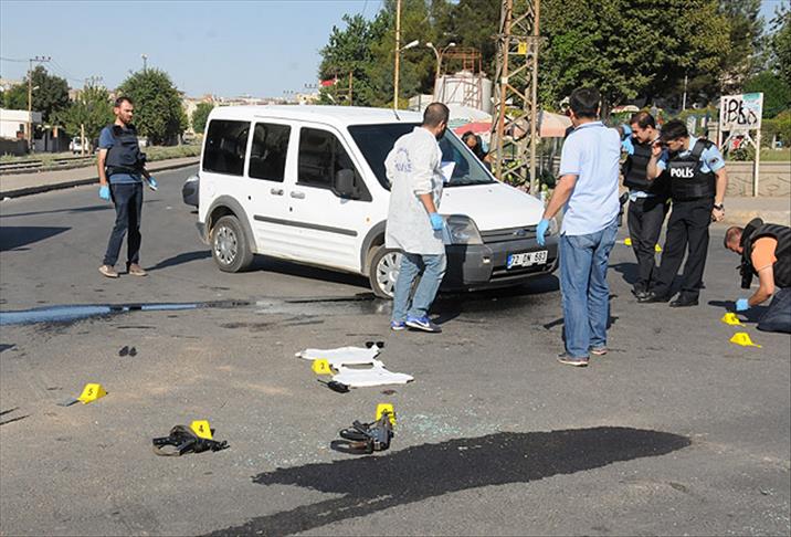 Batman'da polis aracına silahlı saldırı
