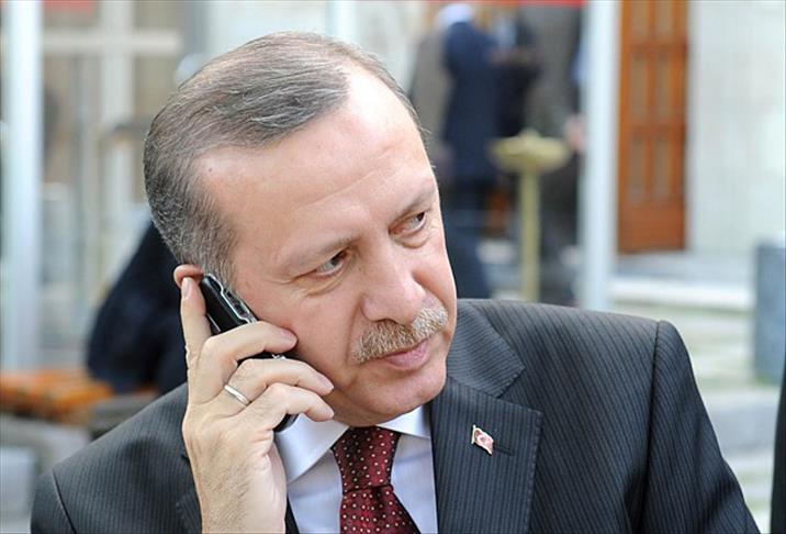 Erdoğan'dan şehit ailelerine taziye telefonu