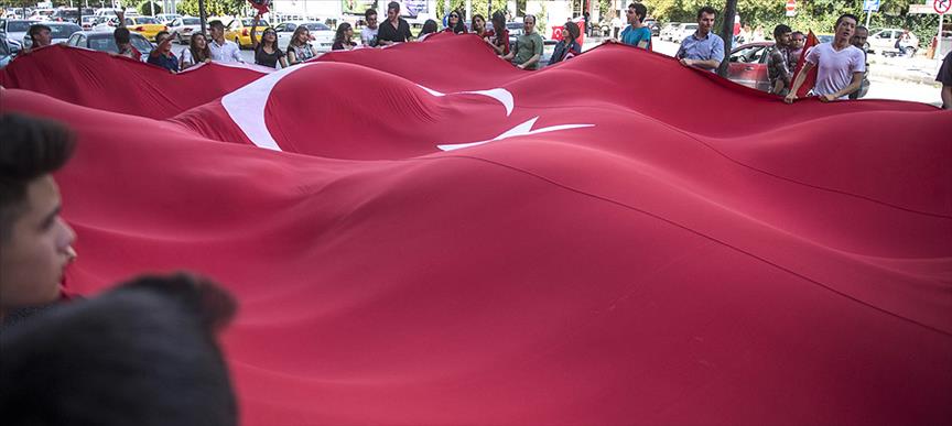 Türkiye teröre karşı tek yürek