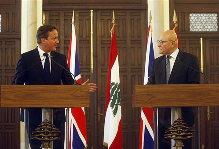 İngiltere Başbakanı Cameron'dan Beyrut'a sürpriz ziyaret
