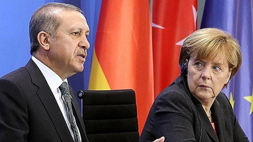 Turkish, German leaders discuss refugees, Al-Aqsa