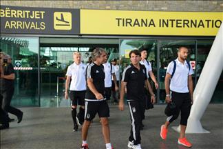 Ndeshja Skënderbeu-Beşiktaş, ekipi turk mbërrin në Shqipëri