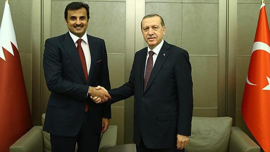 تماس تلفنی رئیس جمهور ترکیه با امیر قطر