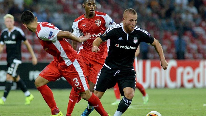 Football: Besiktas edge out Albania's Skenderbeu