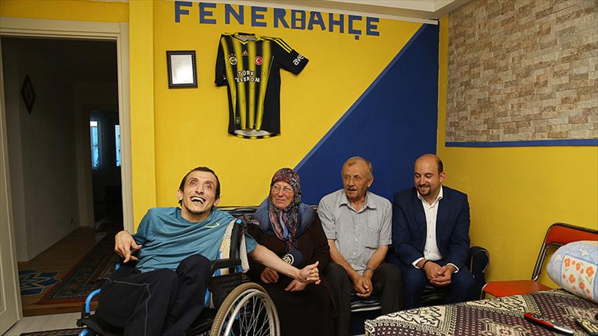 Engelli Ercan Taştekin'in Fenerbahçe hayali gerçek oldu