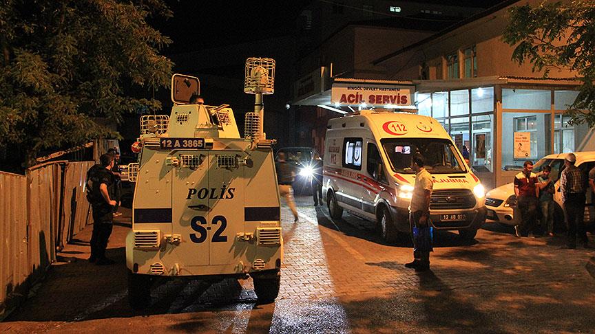 Bingöl'de çatışma: 2'si polis 3 yaralı