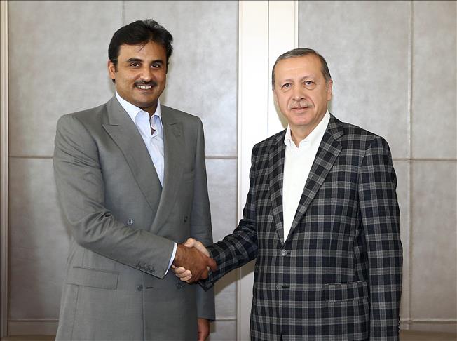Le Président Erdogan reçoit l'Emir du Qatar à Istanbul