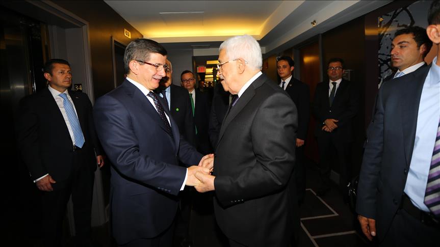 دیدار نخست وزیر ترکیه و رئیس دولت فلسطین