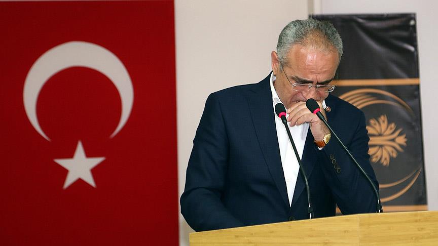 Bakan Topçu gözyaşlarını tutamadı