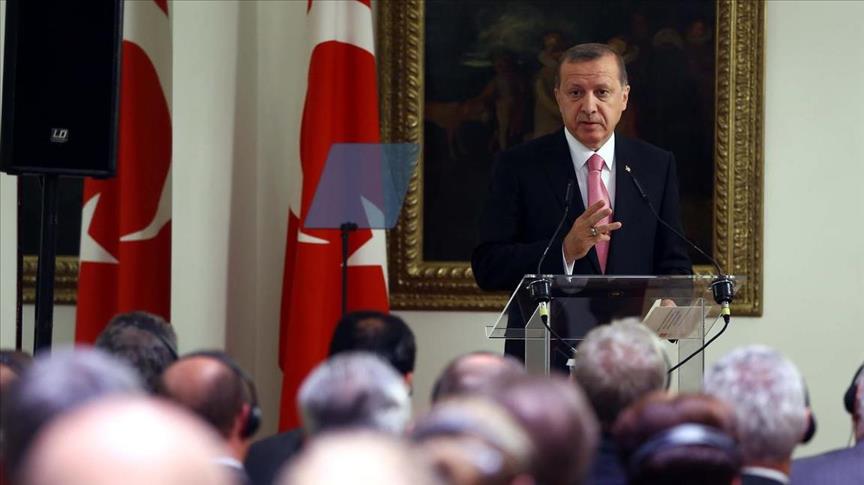 Turkish president calls for regime change in Syria