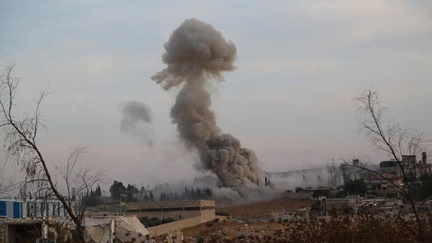 Rusya Suriye'de muhaliflerin mühimmat depolarına saldırdı