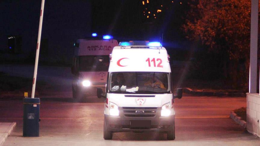Polisleri taşıyan midibüs kaza yaptı: 25 yaralı