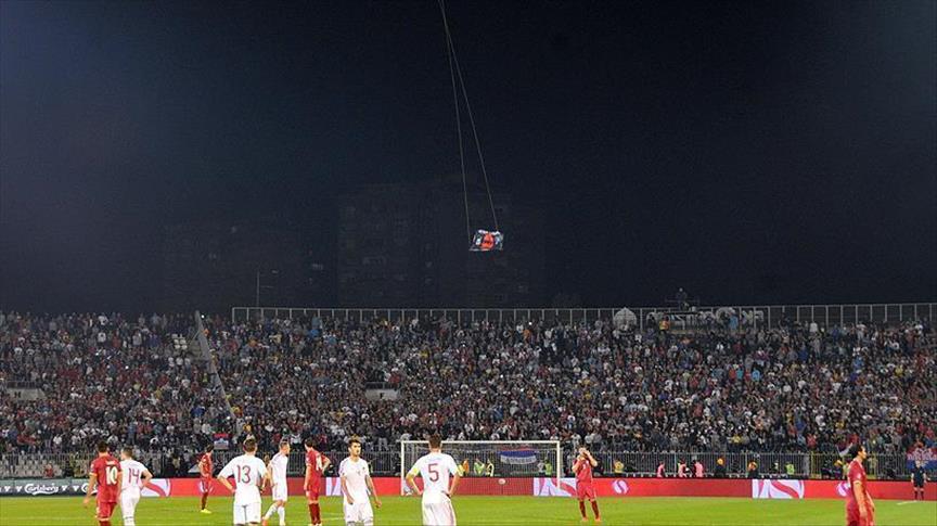 Olaylı Sırbistan Arnavutluk maçının faili Tiran'da gözaltına alındı