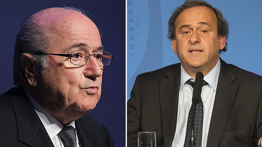 Blatter ve Platini'ye futboldan men cezası