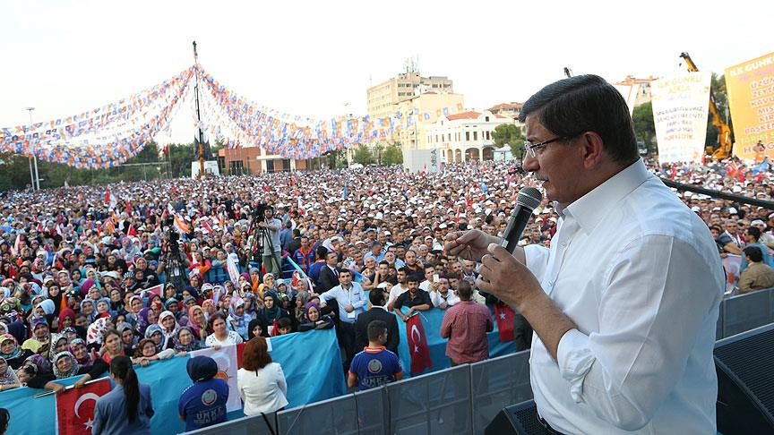 Başbakan Davutoğlu: Siyasetin şifası 1 Kasım'da