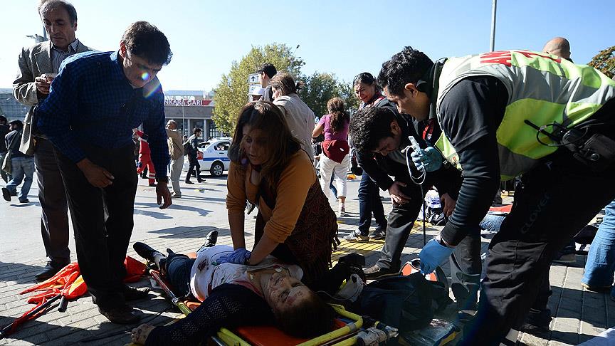 Ankara Tren Garı yakınında 2 ayrı patlamada 86 vatandaş hayatını kaybetti, 186 kişi yaralandı