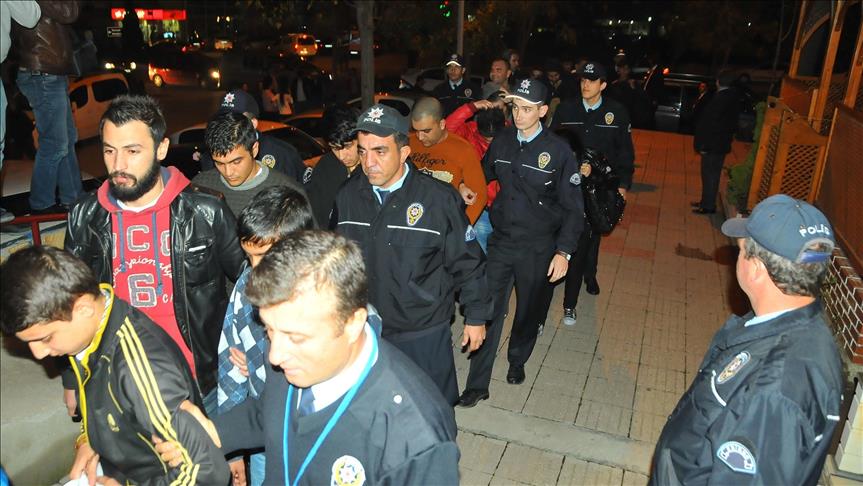 عملیات دستگیری مهاجران غیر قانونی در استان ادرنه ترکیه