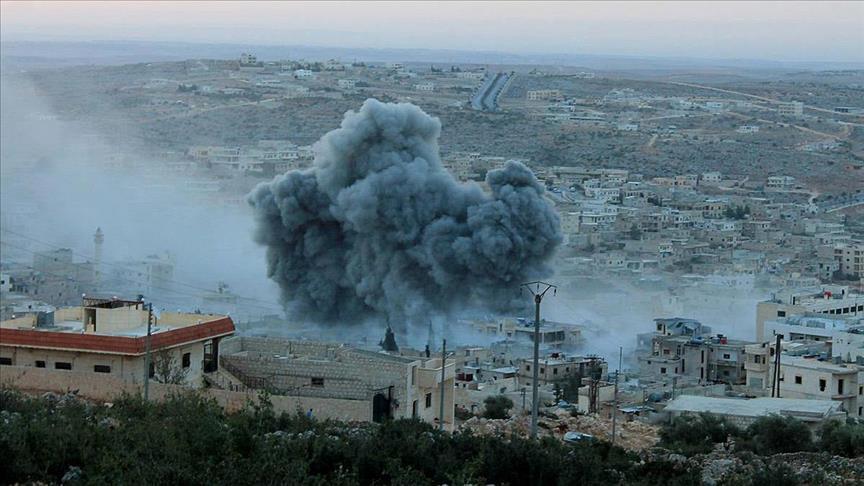جنگنده‌های روسیه پایگاه فیلق الشام را بمباران کردند