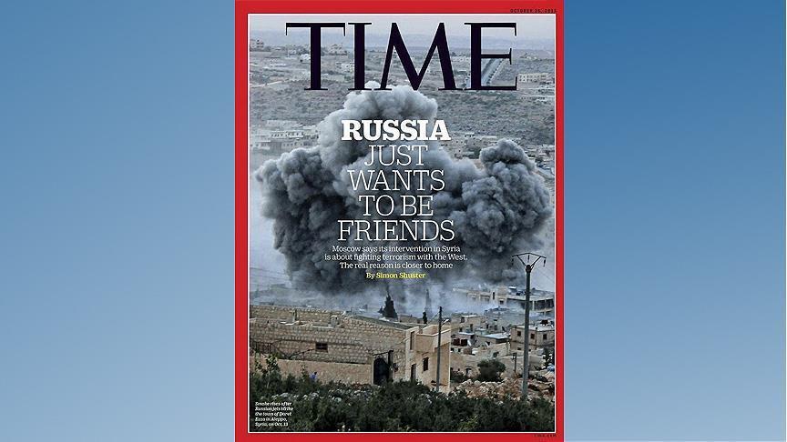 Anadolu Agency photo on cover of Time magazine