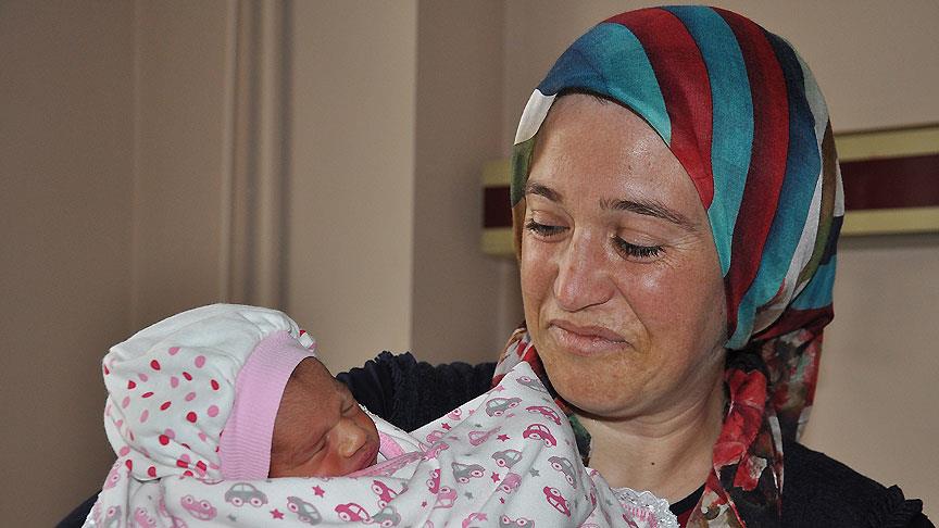 Çınar ailesi için mutluluğun adı "Zeynep" oldu