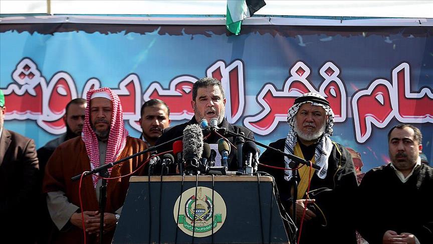 Hamas leader calls on Abbas to join 'Al-Quds Intifada'