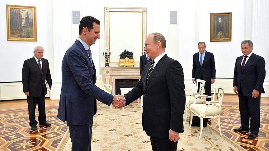 اسد جهت دیدار با پوتین به مسکو رفت