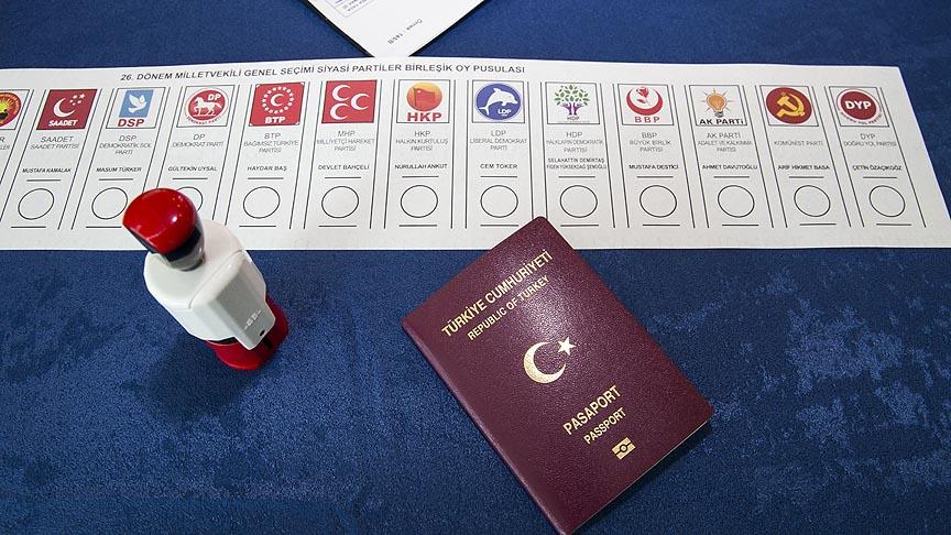 Yurt dışı oylarının yüzde 56,22'si AK Parti'nin