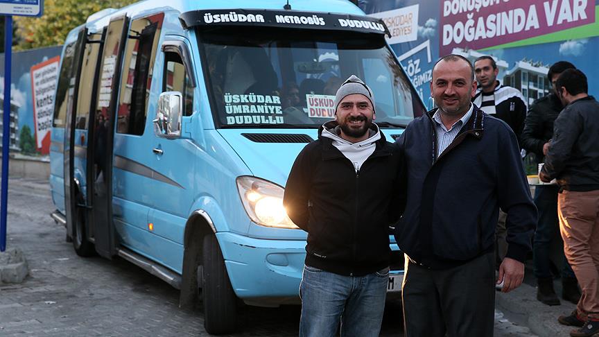 Dolmuş şoföründen örnek davranış