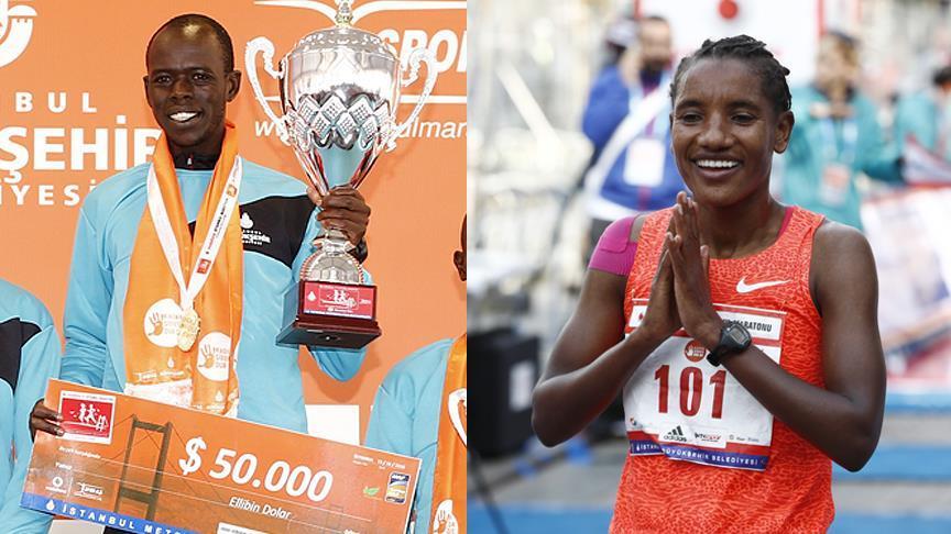Kenyan, Ethiopian runners win Istanbul marathon