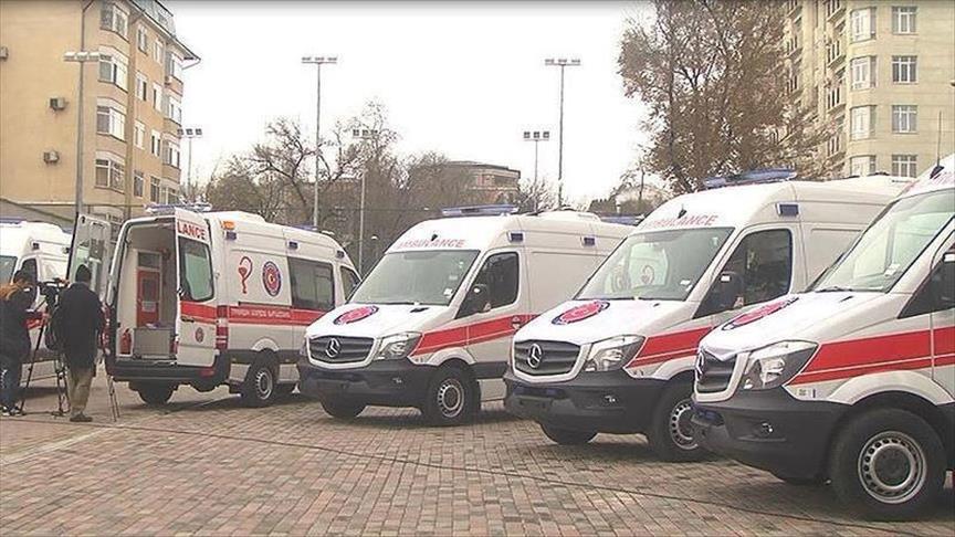 TİKA предоставила Кыргызстану 5 машин скорой помощи