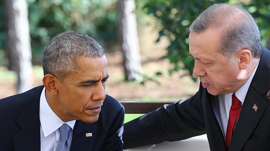 Cumhurbaşkanı Erdoğan ABD Başkanı Obama ile görüştü