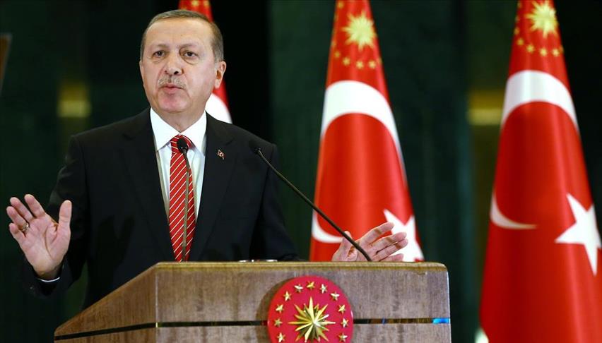 Turkey has right to protect its border, says Erdogan
