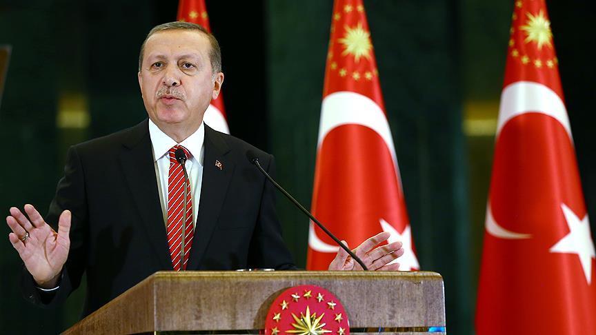 أردوغان: يتعين على الجميع احترام حق تركيا في حماية حدودها