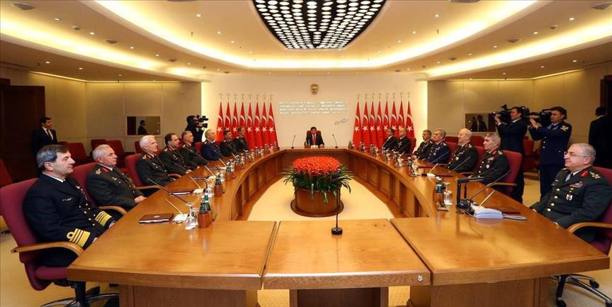 تركيا..مجلس الشورى العسكري الأعلى يبحث التطورات على الحدود مع سوريا