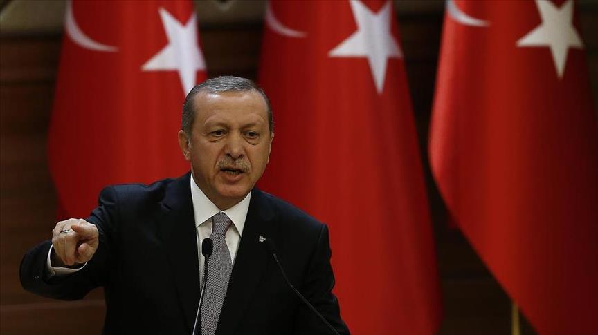 الرئيس التركي رجب طيب أردوغان: لا تكاد توجد دولة غير تركيا تحارب التنظيم المسمى بداعش بشكل جدي