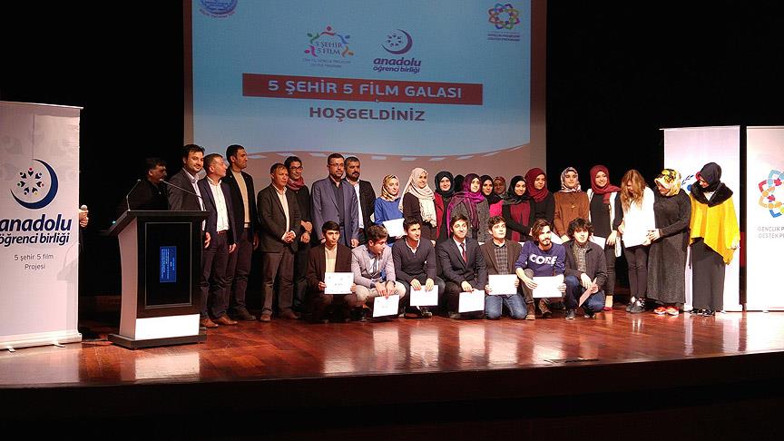 '5 Şehir 5 Film Projesi'nin galası yapıldı