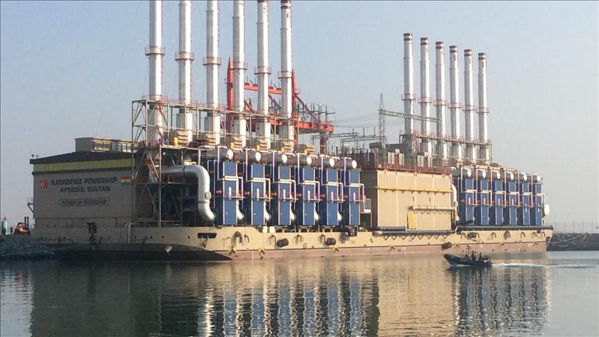 Ghana welcomes Turkish power ship amid energy crisis