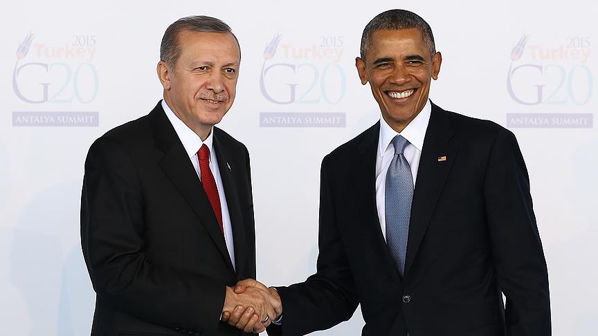 Cumhurbaşkanı Erdoğan, Obama ile görüştü