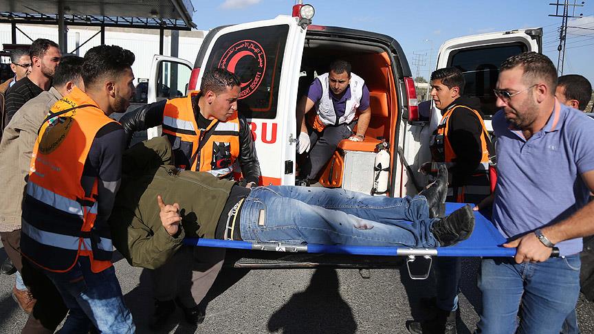 Batı Şeria'da gösteri yapan 8 Filistinli yaralandı 
