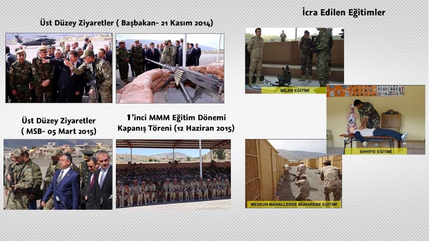 TSK Peşmerge güçlerine eğitim vermeye devam ediyor