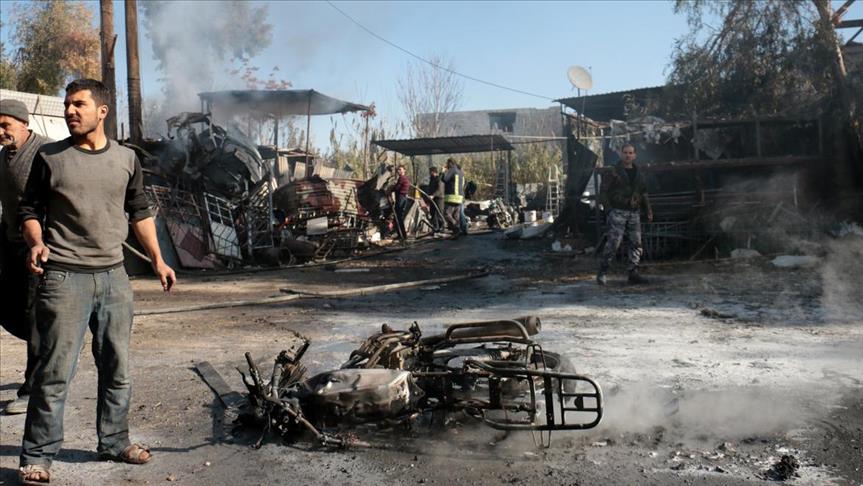 46 قتيلًا في سوريا جرّاء قصف روسي وبراميل متفجرة ألقاها النظام