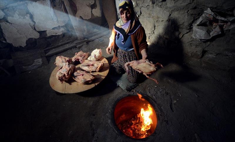 گۆشتی قازی قارس بۆ خواردن ئامادەیە