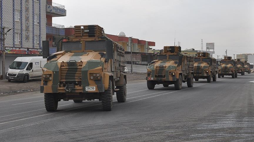 Askeri konvoy Silopi'ye ulaştı